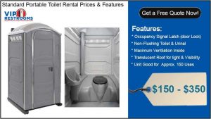 how much does it cost to rent a porta potty